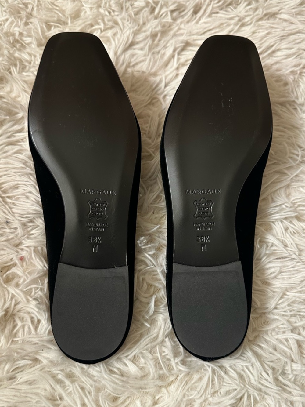 Margaux x Alex Mill The Clara Velvet Slip On Mules in black size 38.5 - Picture 6 of 7